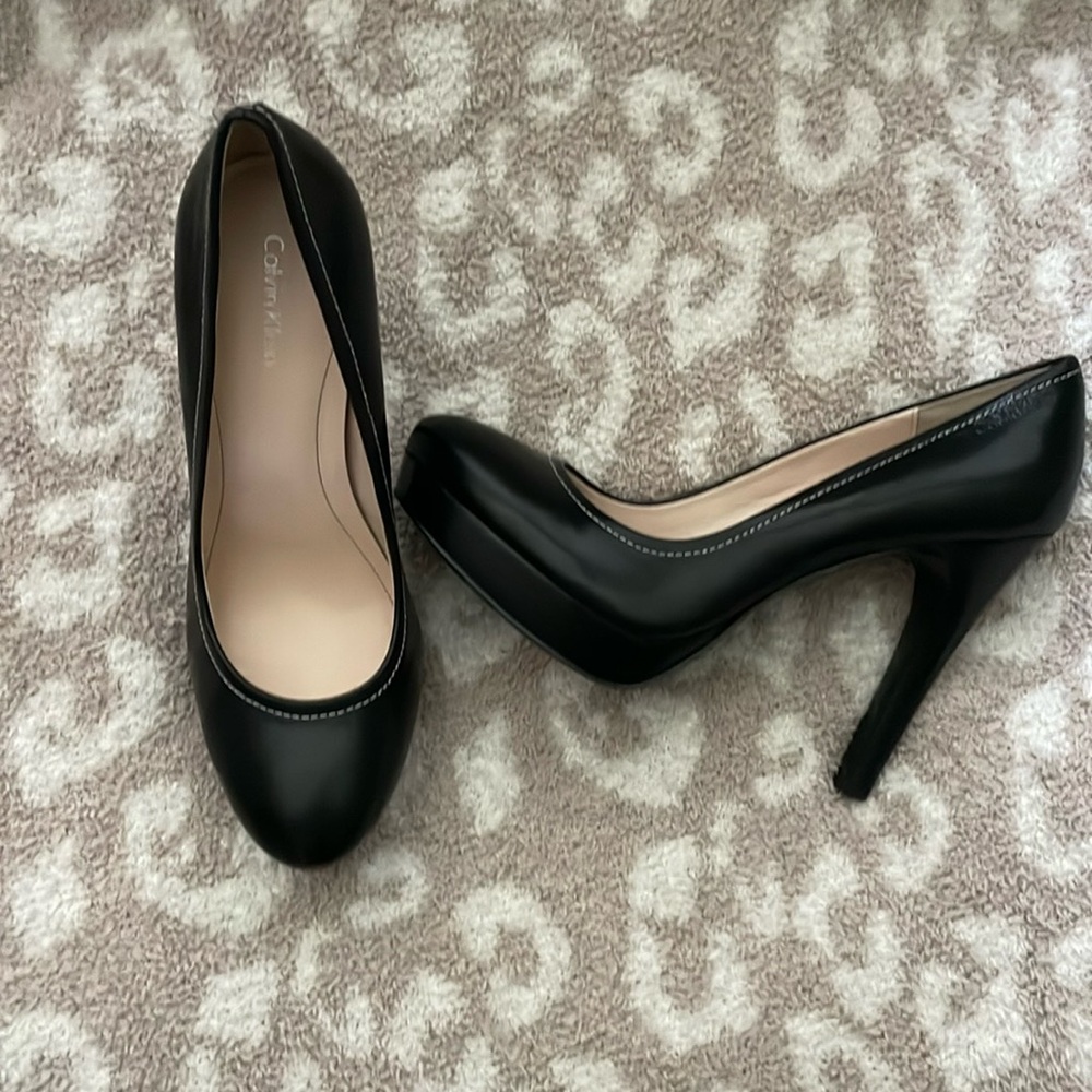 Calvin Klein platform heels